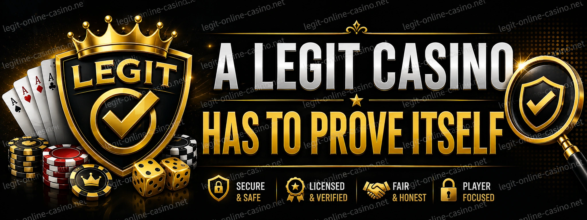A Legit Casino Has to Prove Itself