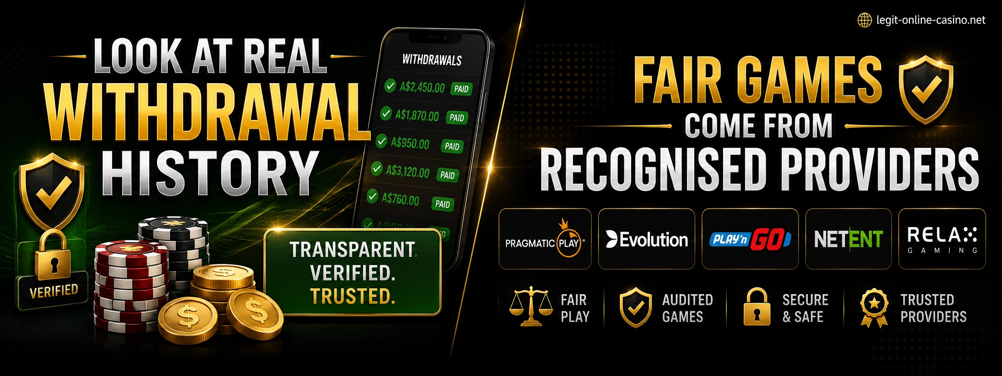 Look at Real Withdrawal History | Fair Games Come From Recognised Providers
