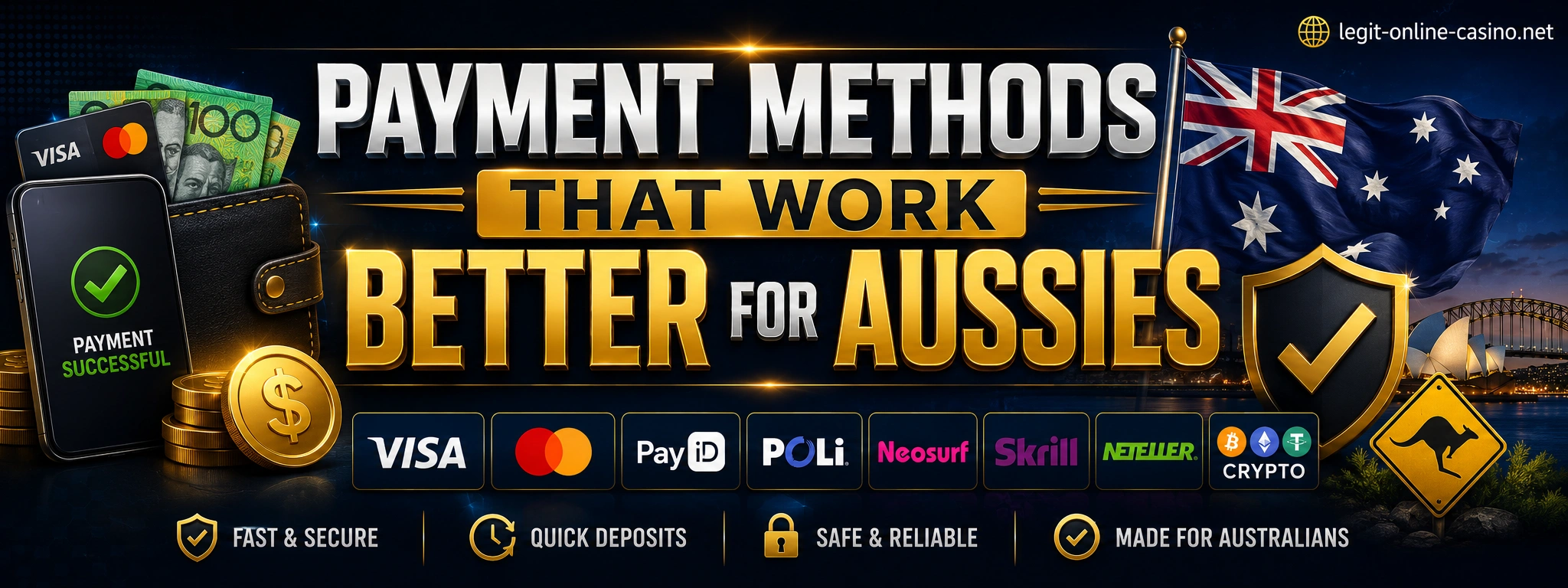 Payment Methods That Work Better for Aussies